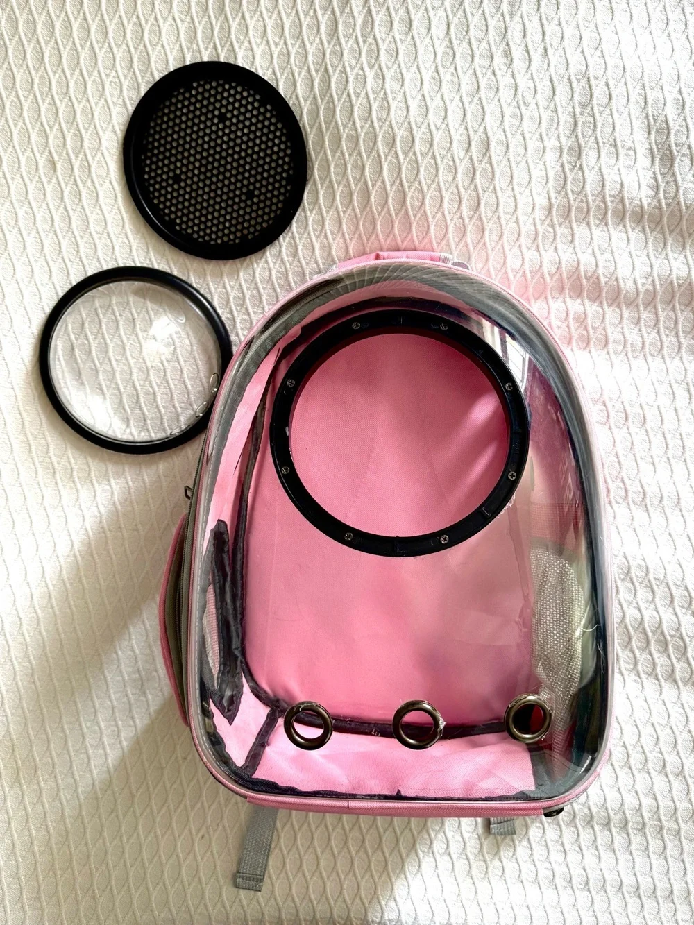 Cat Space Backpack Carrier in Pink